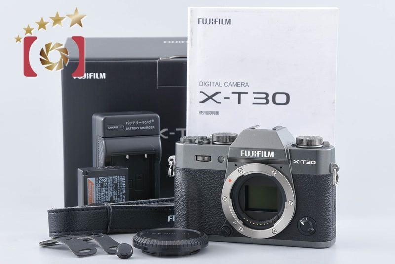 【中古】FUJIFILM 富士フイルム X-T30 シルバー ミラーレス一眼カメラ 元箱付き