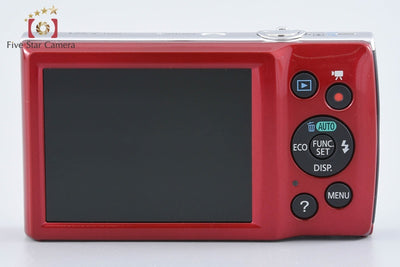 【中古】Canon キヤノン IXY 160 レッド コンパクトデジタルカメラ 元箱付き