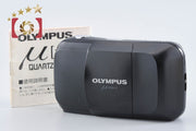 【中古】OLYMPUS オリンパス μ[mju:] ミュー ブラック コンパクトフィルムカメラ