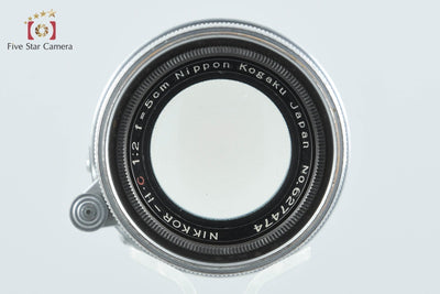 【中古】Nikon ニコン NIKKOR-H.C 50mm f/2 L39 ライカスクリューマウント