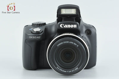 【中古】Canon キヤノン PowerShot SX50 HS ブラック コンパクトデジタルカメラ 元箱付き