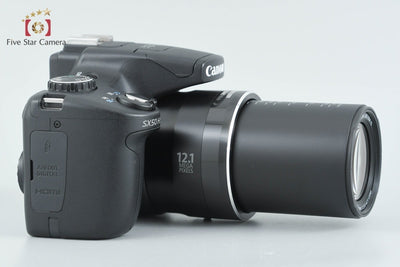 【中古】Canon キヤノン PowerShot SX50 HS ブラック コンパクトデジタルカメラ 元箱付き