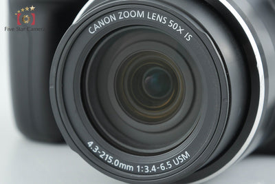 【中古】Canon キヤノン PowerShot SX50 HS ブラック コンパクトデジタルカメラ 元箱付き