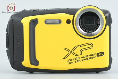 【中古】FUJIFILM 富士フイルム FinePix XP140 イエロー コンパクトデジタルカメラ 元箱付き