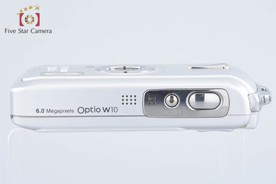 【中古】PENTAX ペンタックス Optio W10 リノシルバー 防水デジタルカメラ