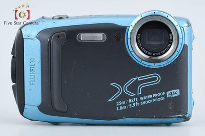 【中古】FUJIFILM 富士フイルム FinePix XP140 スカイブルー コンパクトデジタルカメラ