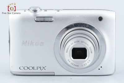 【中古】Nikon ニコン COOLPIX A100 シルバー コンパクトデジタルカメラ