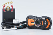【中古】RICOH リコー PENTAX ペンタックス Optio WG-2 シャイニーオレンジ 防水デジタルカメラ