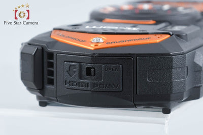 【中古】RICOH リコー PENTAX ペンタックス Optio WG-2 シャイニーオレンジ 防水デジタルカメラ
