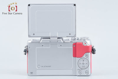【中古】Panasonic パナソニック LUMIX DMC-GF7 ダブルズームレンズキット ピンク