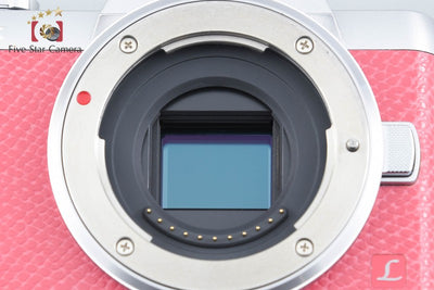 【中古】Panasonic パナソニック LUMIX DMC-GF7 ダブルズームレンズキット ピンク