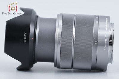 【中古】SONY ソニー E 18-55mm f/3.5-5.6 OSS SEL1855 シルバー