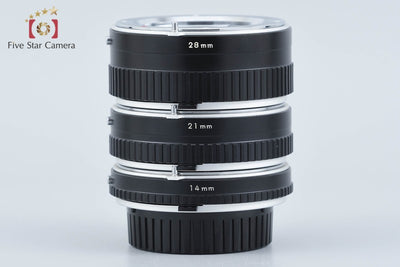 【中古】MINOLTA ミノルタ 14mm, 21mm, 28mm エクステンションチューブ
