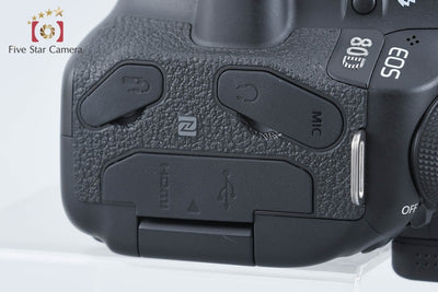 【中古】Canon キヤノン EOS 80D デジタル一眼レフカメラ シャッター回数僅少