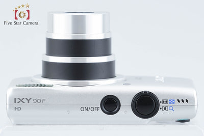 【中古】Canon キヤノン IXY 90F シルバー コンパクトデジタルカメラ