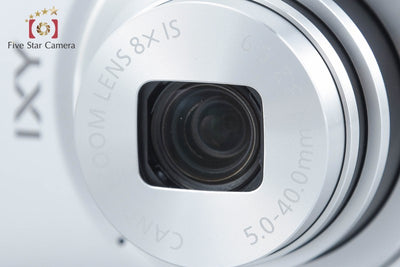 【中古】Canon キヤノン IXY 90F シルバー コンパクトデジタルカメラ