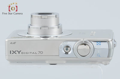 【中古】Canon キヤノン IXY DIGITAL 70 シルバー コンパクトデジタルカメラ