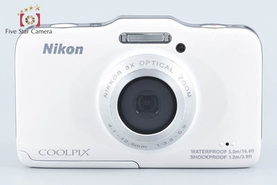 【中古】Nikon ニコン COOLPIX S31 ホワイト コンパクトデジタルカメラ