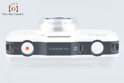 【中古】Nikon ニコン COOLPIX S31 ホワイト コンパクトデジタルカメラ