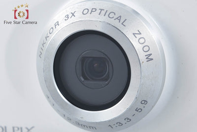 【中古】Nikon ニコン COOLPIX S31 ホワイト コンパクトデジタルカメラ