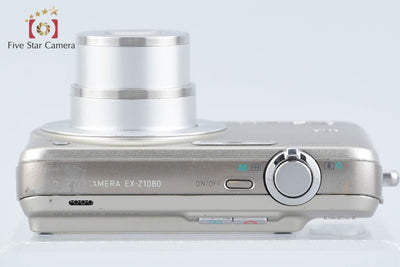 【中古】CASIO カシオ EXILIM ZOOM EX-Z1080 ゴールド コンパクトデジタルカメラ