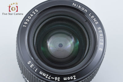 【中古】Nikon ニコン Ai-S SERIES E Zoom 36-72mm f/3.5