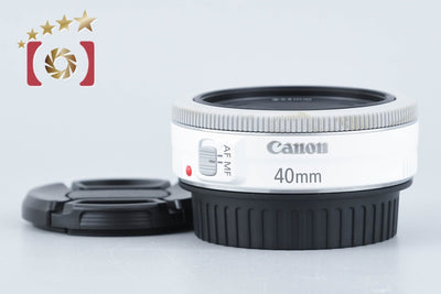 【中古】Canon キヤノン EF 40mm f/2.8 STM ホワイト