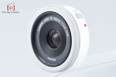 【中古】Canon キヤノン EF 40mm f/2.8 STM ホワイト