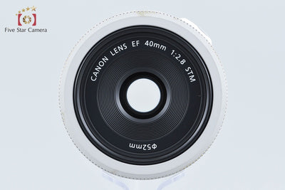 【中古】Canon キヤノン EF 40mm f/2.8 STM ホワイト