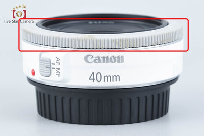 【中古】Canon キヤノン EF 40mm f/2.8 STM ホワイト