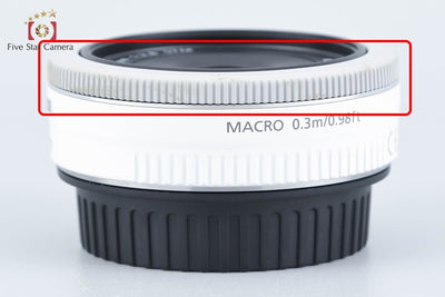 【中古】Canon キヤノン EF 40mm f/2.8 STM ホワイト