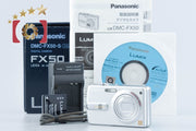 【中古】Panasonic パナソニック LUMIX DMC-FX50 シルキーシルバー コンパクトデジタルカメラ 元箱付き
