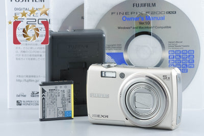 【中古】FUJIFILM 富士フイルム FinePix F200EXR シルバー コンパクトデジタルカメラ