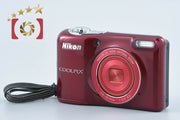 【中古】Nikon ニコン COOLPIX L32 レッド コンパクトデジタルカメラ