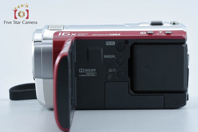 【中古】Panasonic パナソニック HDC-TM30 クランベリーレッド フルハイビジョンビデオカメラ 元箱付き