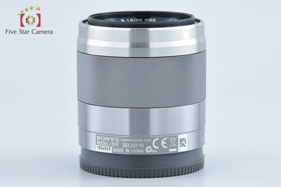 【中古】SONY ソニー E 50mm f/1.8 OSS SEL50F18 シルバー