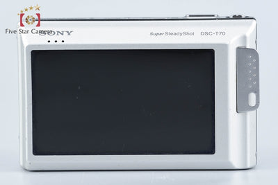 【中古】SONY ソニー Cyber-Shot DSC-T70 シルバー デジタルスチルカメラ