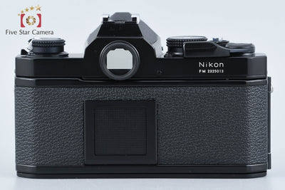 【中古】Nikon ニコン FM 前期 ブラック フィルム一眼レフカメラ