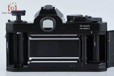 【中古】Nikon ニコン FM 前期 ブラック フィルム一眼レフカメラ