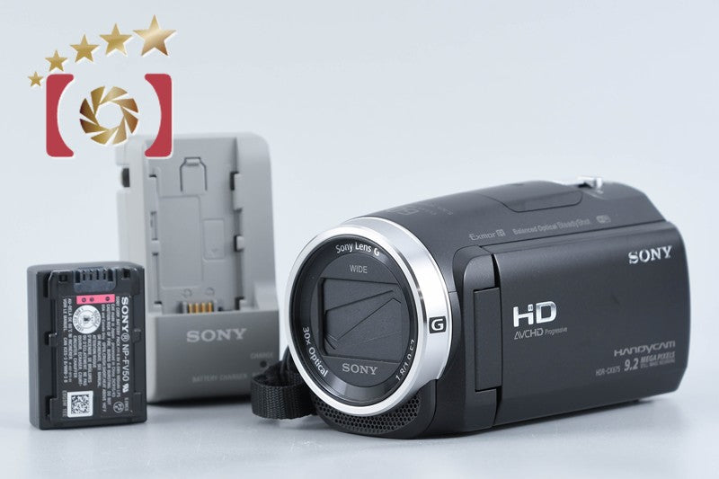 【中古】SONY ソニー ハンディカム HDR-CX675 ブラック デジタルビデオカメラ 多言語対応