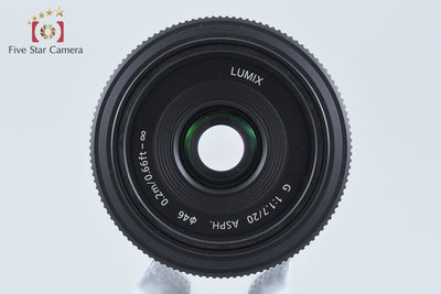【中古】Panasonic パナソニック LUMIX G 20mm f/1.7 ASPH. H-H020