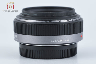 【中古】Panasonic パナソニック LUMIX G 20mm f/1.7 ASPH. H-H020