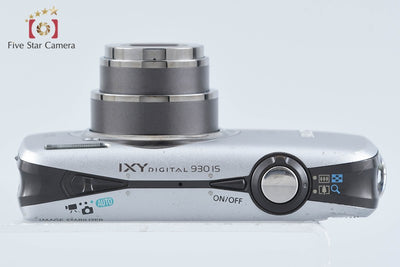【中古】Canon キヤノン IXY DIGITAL 930 IS シルバー コンパクトデジタルカメラ