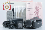 【中古】Canon キヤノン iVIS HF21 ビデオカメラ 元箱付き