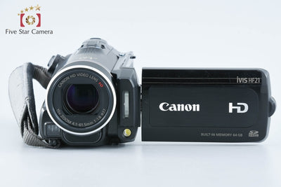 【中古】Canon キヤノン iVIS HF21 ビデオカメラ 元箱付き