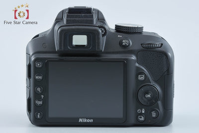 【中古】Nikon ニコン D3300 18-55 VR II レンズキット ブラック