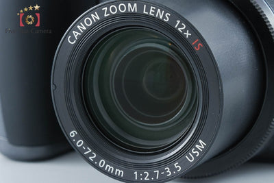 【中古】Canon キヤノン PowerShot S5 IS ブラック コンパクトデジタルカメラ