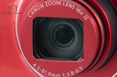 【中古】Canon キヤノン PowerShot SX600 HS レッド コンパクトデジタルカメラ