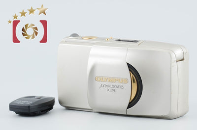【中古】OLYMPUS オリンパス μ[mju:] ZOOM 105 DELUXE コンパクトフィルムカメラ