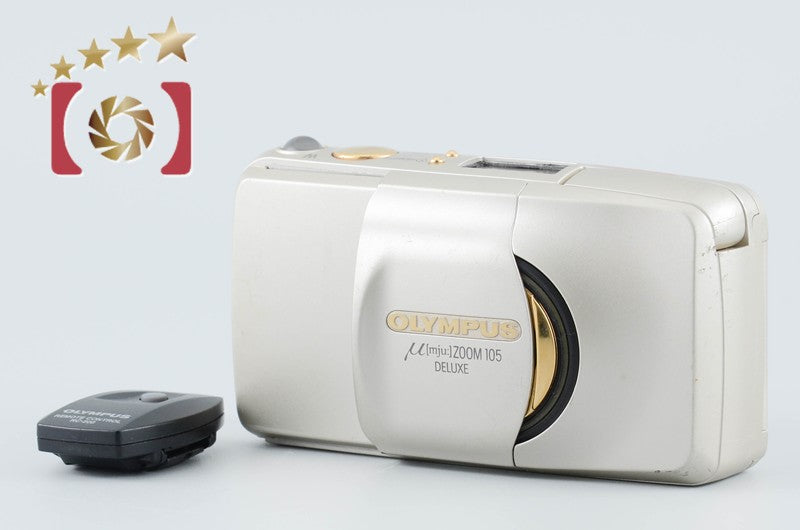 【中古】OLYMPUS オリンパス μ[mju:] ZOOM 105 DELUXE コンパクトフィルムカメラ